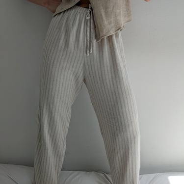 Vintage Striped Woven Easy Pant