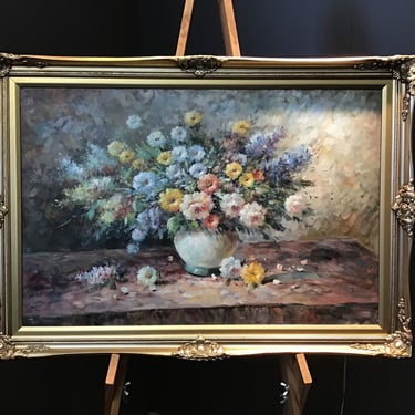 Original Still Life Bouquet Painting (Seattle)