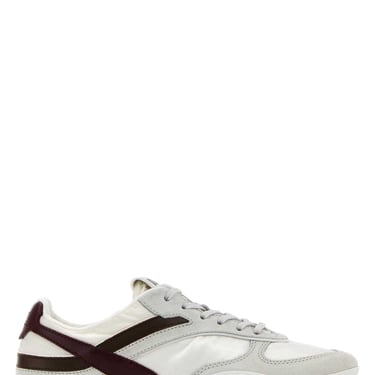 Miu Miu Women Two-Tone Tech Fabric And Suede Gymnasium Sneakers