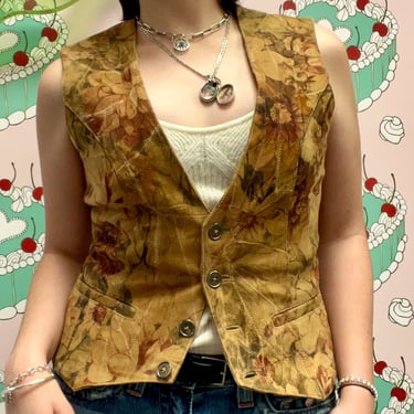 JDL Floral Printed Vest