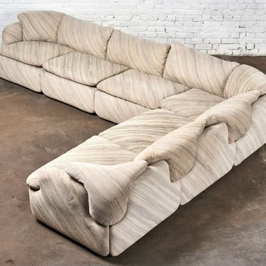 &quot;Confidential&quot; Sectional Sofa by Alberto Rosselli for Saporiti, 1970
