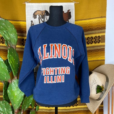Vintage Illinois “Fighting Illini” Crewneck Sweatshirt 