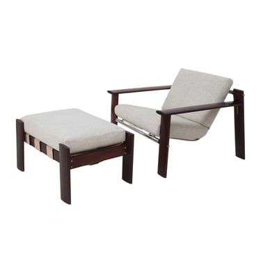 MP 129 Chair & Ottoman by Percival Lafer, 1960s 