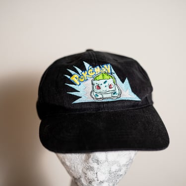 Vintage 1990s Pokémon Bulbasaur Youth Child’s Size Baseball Cap 