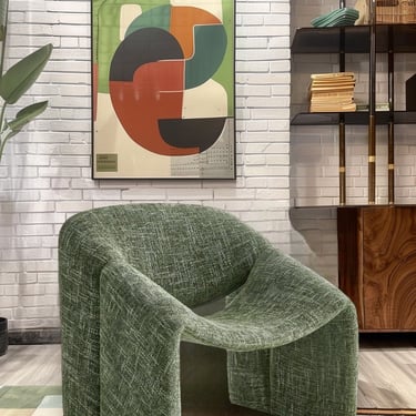 Tobino Lounge Chair in Green