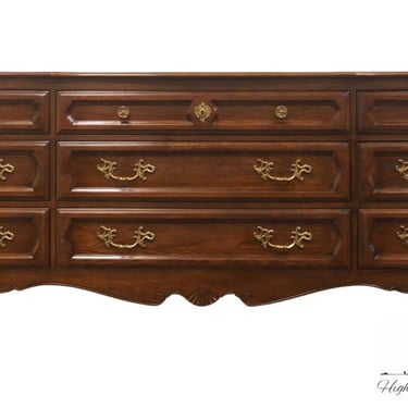 DAVIS CABINET Co. French Regency Style 76" Triple Dresser 88205 - Antique Brune Finish 