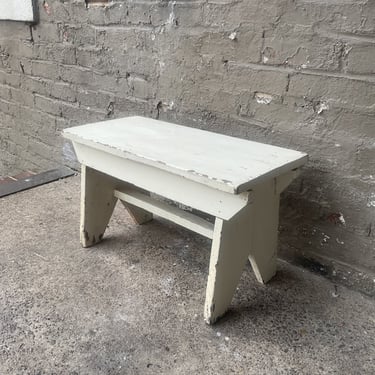 Antique Painted Bench