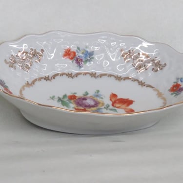 Schumann Arzberg Germany Porcelain Floral Small Serving Candy Dish 3173B
