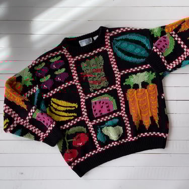 小物 90s INVERALLAN vintage knit Small 90s Lizwear Burnt Orange Striped Shawl Collar Sweater