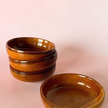 Vintage Small Monkey Wood Bowl