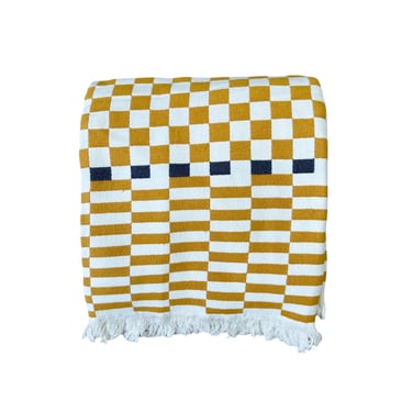 Hardal Checkered Jacquard "Pike" Blanket