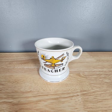 Vintage Teacher Coffee Mug Knobler Japan 