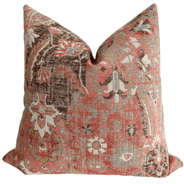 Persimmon Pillow Cover (ON THE SHELF)