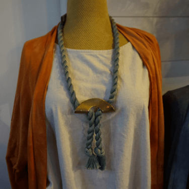 Fold Necklace - Blue