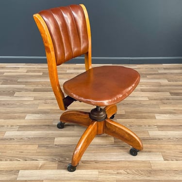 Industrial Swivel Desk Chair by Gunlocke, c.1930’s 