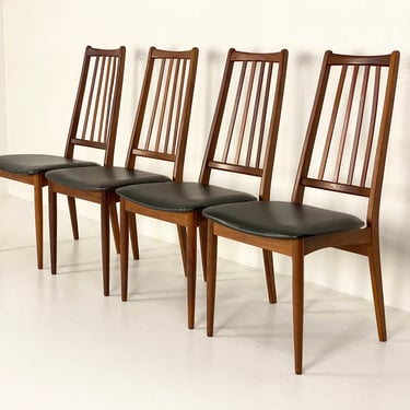 Four (4) Teak Dining Chairs by SAX of Denmark, C.1960s - *Please ask for a shipping quote before you buy. 