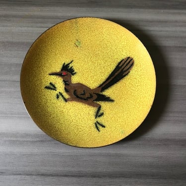 Mid Century Enameled Copper Plate by Annemarie Davidson | Sergeant