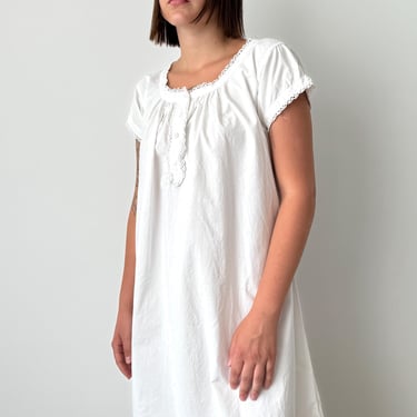 bridegroom mother dresses The GREAT. The Eyelet Ruffle Tank Night Dress | Black | Size 1