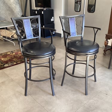 Pair of Swivel Barstools