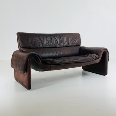 Mid-Century De Sede DS-2011/01 Buffalo Dark Brown leather sofa, 2011 Switzerland 