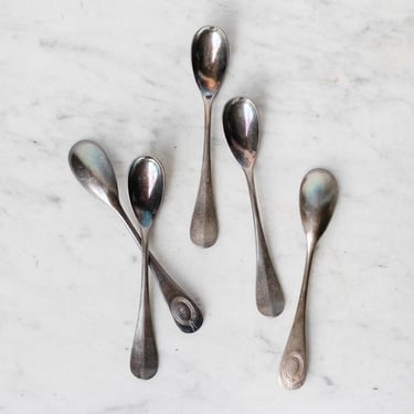 Collection of Petite Salt Spoons Set of 5