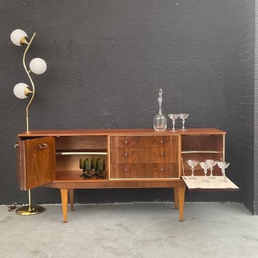 Cocktail Danish Style Side Board Credenza