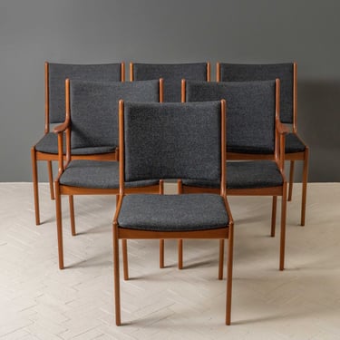 Set of Six Johannes Andersen Dining Chairs