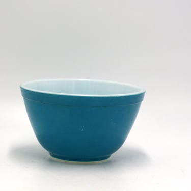 vintage Pyrex 401 blue glass bowl 1 1/2 pint 