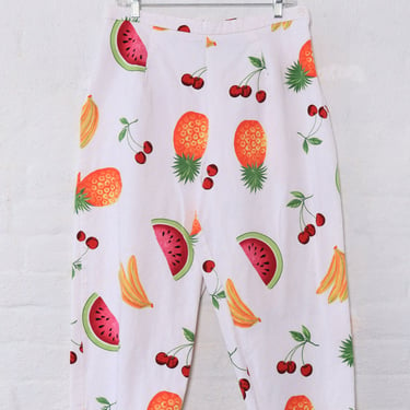 Fruity Print Capris L