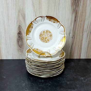 Vintage Reichenbach Porcelain Dessert Plates - Set of 12 