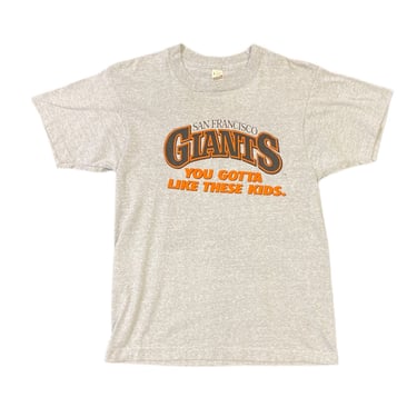 (L) Grey San Francisco Giants Sunkist T-Shirt 031422 JF