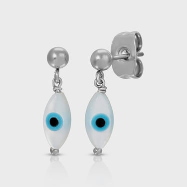 Kozakh - Evil Eye Earrings Siver