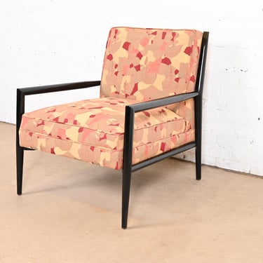 Paul McCobb Planner Group Ebonized and Upholstered Lounge Chair, 1950s