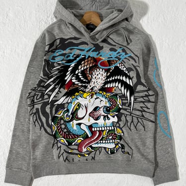 Ed Hardy Pull Over Hoodie NWT