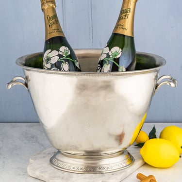 Vintage French Pierre Deux Pewter Champagne Cooler