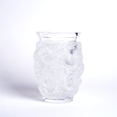 Lalique Clear Crystal Bagatelle Love Birds Vase 