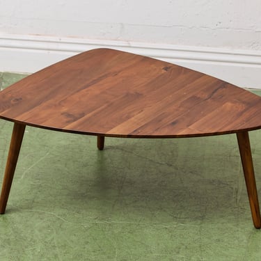 Walnut Small Teardrop Coffee Table