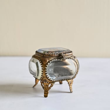 antique french "grande roue de paris" bijoux casket