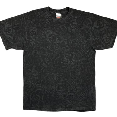 Vintage 90s University of Colorado Buffaloes All Over Print Collegiate Print Graphic T-Shirt Size Large/XL 