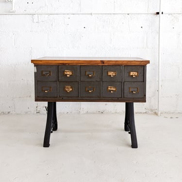 Industrial Multi-Drawer Console