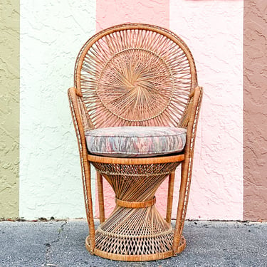 Cute Buri Rattan Sunburst Chair