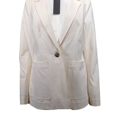 Lafayette 148 - Ivory Single Button Blazer Sz 8