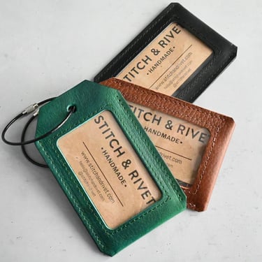 Leather Luggage Tag