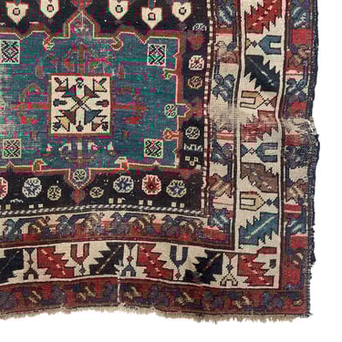 Vintage Caucasian Runner • 8'3" x 3'8"