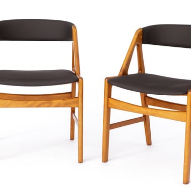 2 Vintage Chairs by Henning Kjaernulf, Denmark 1960s 