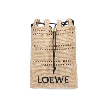 Loewe Paula's Ibiza Women Raffia Logo Pouch