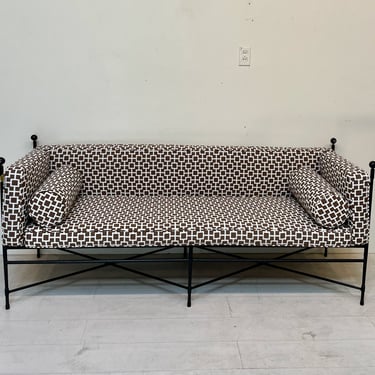 Hollywood Regency Italian-Style Patio Sofa,  Mid-Century Modern 