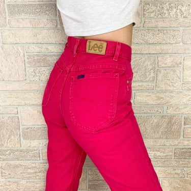 Lee Pink Vintage High Waisted Jeans / Size 25 