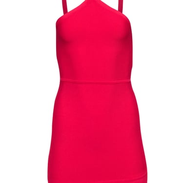 BCBG Max Azria - Red Bandage Knit Sleeveless Dress Sz M