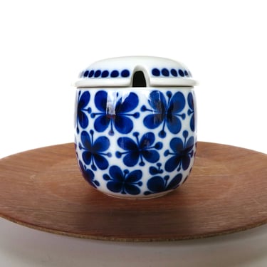 Vintage Rorstrand Mon Amie Lidded Jar Designed By Marianne Westmann, Swedish Mid Century Modern Ceramics 